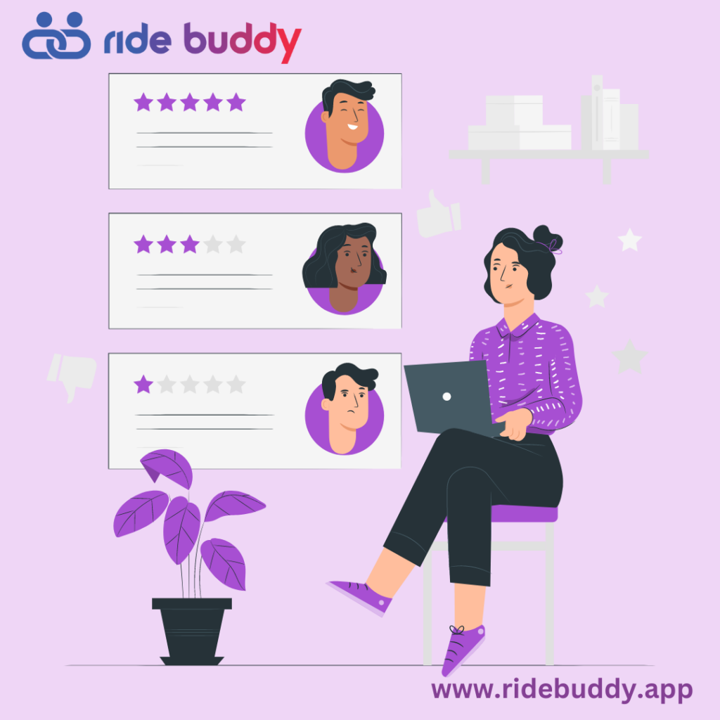 Ratings and Reviews - Ridebuddy 
